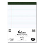 Roaring Spring USDA Certified Bio-Preferred Legal Pad, Wide/Legal Rule, 40 White 8.5 x 11.75 Sheets, 12/Pack