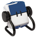 Rolodex Open Rotary Card File, Holds 250 1.75 x 3.25 Cards, Black (ROL66700) View Product Image