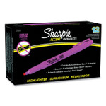 Sharpie Pocket Style Highlighters, Fluorescent Pink Ink, Chisel Tip, Pink Barrel, Dozen (SAN27009) View Product Image