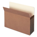 Smead Redrope Drop Front File Pockets, 5.25" Expansion, Letter Size, Redrope, 50/Box (SMD73810) View Product Image