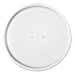 SOLO Paper Lids for Food Containers, For 16 oz Containers, Vented, 3.9" Diameter x 0.9"h, White, 25/Bag, 20 Bags/Carton (SCCCH16A) View Product Image