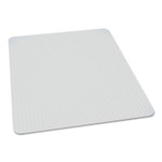 AbilityOne 7220016568330, SKILCRAFT Biobased Chair Mat for Low/Medium Pile Carpet, 60 x 60, No Lip, Clear