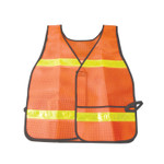 AbilityOne 8415013940216, SKILCRAFT Safety Reflective Vest, One Size Fits All, Orange/Yellow (NSN3940216) View Product Image