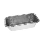 Pactiv Evergreen Aluminum Steam Table Pan, One-Third Size Deep Loaf Pan, 3" Deep, 5.9 x 8.04, 200/Carton (PCTY6062XH) View Product Image
