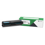 Lexmark C331HC0 Return Program High-Yield Toner, 2,500 Page-Yield, Cyan