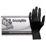HOSPECO ProWorks GrizzlyNite Nitrile Gloves, Black, X-Large, 1,000/Carton