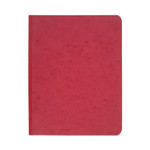 ACCO Pressboard Report Cover with Tyvek Reinforced Hinge, Two-Piece Prong Fastener, 3" Capacity, 8.5 x 11, Red/Red (ACC25978) View Product Image