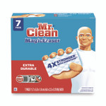 Mr. Clean Magic Eraser Extra Durable. 4.6 x 2.4, 0.7" Thick, White, 7/Pack