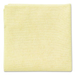 Rubbermaid Commercial Microfiber Cleaning Cloths, 16 x 16, Yellow, 24/Pack RCP1820584 (RCP1820584) View Product Image