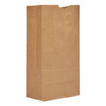 General Grocery Paper Bags, 50 lb Capacity, #20, 8.25" x 5.94" x 16.13", Kraft, 500 Bags (BAGGH20) View Product Image
