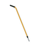 Rubbermaid Commercial HYGEN HYGEN 48-72" Quick-Connect Ergo Adjustable Handle, Black/Yellow