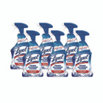 LYSOL Brand Disinfectant Power Bathroom Foamer, Liquid, Unscented, 22 oz Trigger Spray Bottle, 6/Carton