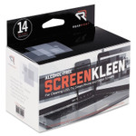 Read Right ScreenKleen Alcohol-Free Wipes, Cloth, 5 x 5, Unscented, 14/Box (REARR1291) View Product Image