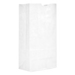 General Grocery Paper Bags, 40 lb Capacity, #20, 8.25" x 5.94" x 16.13", White, 500 Bags (BAGGW20500) View Product Image
