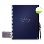 Rocketbook Core Smart Notebook, Dotted Rule (4 sq/in), Midnight Blue Cover, (16) 11 x 8.5 Sheets