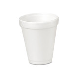 Dart Foam Drink Cups, 4 oz, 50/Bag, 20 Bags/Carton