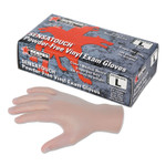 MCR Safety Sensatouch Clear Vinyl Disposable Medical Grade Gloves, Medium, 100/Box, 10 Box/Carton