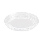 SOLO Bare Eco-Forward RPET Deli Container Lids, Recessed Lid, Fits 8 oz Containers, Clear, Plastic, 50/Pack, 10 Packs/Carton