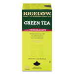 Bigelow Green Tea with Pomegranate, 0.07 oz Tea Bag, 28/Box View Product Image