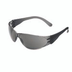 MCR Safety Checklite Scratch-Resistant Safety Glasses, Gray Lens