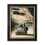 AbilityOne 7105014588210, SKILCRAFT Style G Military-Themed Picture Frame, Army, Black, Wood, 8.5 x 11