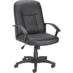 Lorell Leather Managerial Mid-back Chair (LLR84869) View Product Image