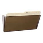 Storex Unbreakable Magnetic Wall File, Legal/Letter Size, 16" x 4" x 7", Smoke