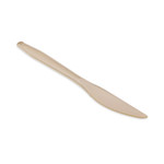 Pactiv Evergreen EarthChoice PSM Cutlery, Heavyweight, Knife, 7.5", Tan, 1,000/Carton (PCTYPSMKTEC) View Product Image