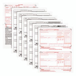 Adams 6-Part W-2 Tax Forms with Tax Forms Helper, Fiscal Year: 2024, Six-Part Carbonless, 8.5 x 5.5, 2 Forms/Sheet, 50 Forms Total