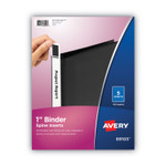 Avery Binder Spine Inserts, 1" Spine Width, 8 Inserts/Sheet, 5 Sheets/Pack (AVE89103) View Product Image