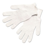 Cotton/Polyester Knit Glove Natural Large (127-9500Lm)