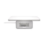 Kensington FreshView Wellness Monitor Stand with Air Purifier, For 27" Monitors, 22.5" x 11.5" x 5.4", White, Supports 200 lbs (KMW55460) View Product Image