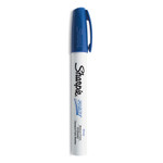 Sharpie Permanent Paint Marker, Medium Bullet Tip, Blue (SAN35551) View Product Image