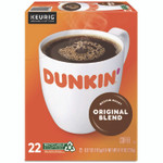 Dunkin' K-Cup Pods, Original Blend, 22/Box