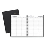 AT-A-GLANCE Weekly Appointment Book, 11 x 8.25, Black Cover, 13-Month: Jan 2025 to Jan 2026