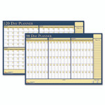 AbilityOne 7520012074059, SKILCRAFT 90-Day/120-Day Reversible/Erasable Flexible Planner, 36 x 24, White/Yellow/Blue Sheets, Undated