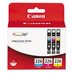 Canon 4547B005 (CLI-226) Ink, Cyan/Magenta/Yellow, 3/Pack View Product Image