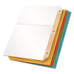 Cardinal Poly Ring Binder Pockets, 8.5 x 11, Assorted Colors, 5/Pack