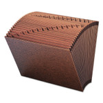 Smead TUFF Expanding Open-Top Stadium File, 31 Sections, 1/31-Cut Tabs, Letter Size, Redrope