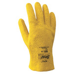 SHOWA KPG PVC Coated Gloves, Large, Gray/Yellow View Product Image