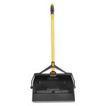 Rubbermaid Commercial Maximizer Wet/Dry Debris Pan, 16.88w x 29h, Plastic, Yellow/Black (RCP2018806) View Product Image