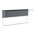 Storex Unbreakable Magnetic Wall File, Legal/Letter Size, 16" x 4" x 7", Clear