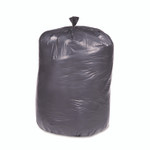AbilityOne 8105013862410, SKILCRAFT Recycled Content Trash Can Liners, 60 gal, 1.5 mil, 36" x 58", Black/Brown, 100/Carton