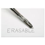 AbilityOne 7520016580692 SKILCRAFT Erasable Re-Write Gel Pen, Retractable, Medium 0.7 mm, Black Ink, Smoke/Black Barrel, Dozen (NSN6580692) View Product Image
