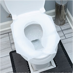 Genuine Joe Toilet Seat Covers,250 Toilet Seat Covers, 10 PK/CT,White (GJO10150) View Product Image