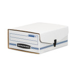 Bankers Box LIBERTY BINDER-PAK, Letter Files, 9.13" x 11.38" x 4.38", White/Blue (FEL48110) View Product Image