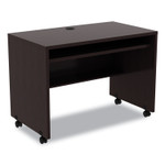 Alera Valencia Series Mobile Workstation Desk, 41.38" x 23.63" x 30", Espresso (ALEVA204224ES) View Product Image