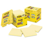 Post-it Notes Super Sticky Pads in Canary Yellow, Cabinet Pack, Note Ruled, 4" x 4", 90 Sheets/Pad, 12 Pads/Pack (MMM67512SSCP) View Product Image