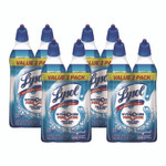 LYSOL Brand Toilet Bowl Cleaner with Hydrogen Peroxide, Ocean Fresh, 24 oz Angle Neck Bottle, 2/Pack, 4 Packs/Carton