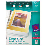 Avery Top-Load Poly 3-Hole Punched Sheet Protectors, Letter, Diamond Clear, 50/Box (AVE74203) View Product Image